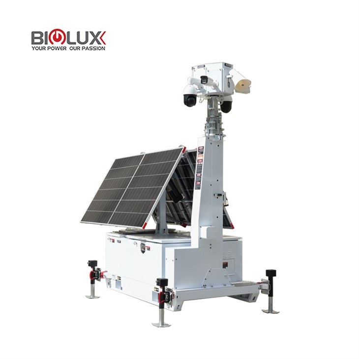 Solar Surveillance Tower For 24/7 Off-Grid Security best